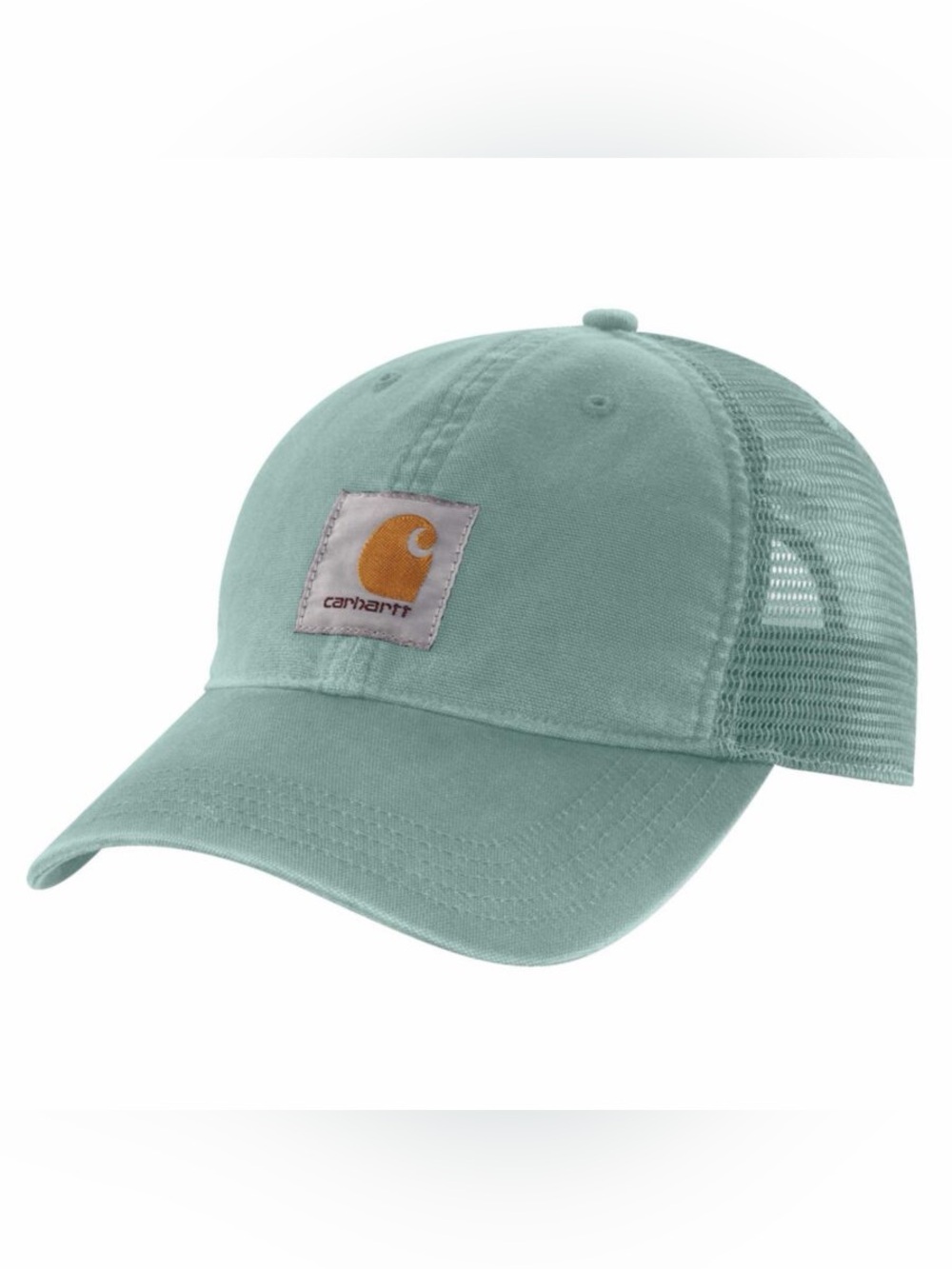 Carhartt Canvas Mesh Back Snapback Hat Cap Sage Green Unisex Adjustable